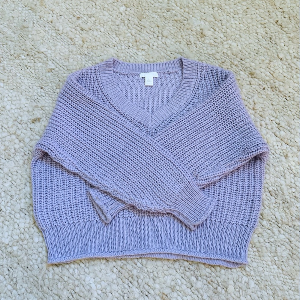 H&M Baby Purple(S size) and Blue(M size)Knit Sweaters. New - Picture 6 of 11